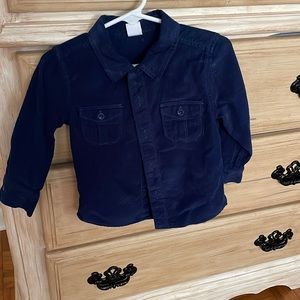 Baby Gap, navy corduroy button down